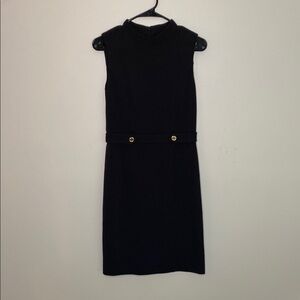 Elegant Ellen Tracy Black Sleeveless Dress